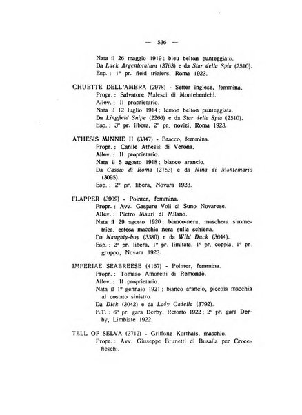 Libro delle origini dei cani iscritti nei libri genealogici italiani