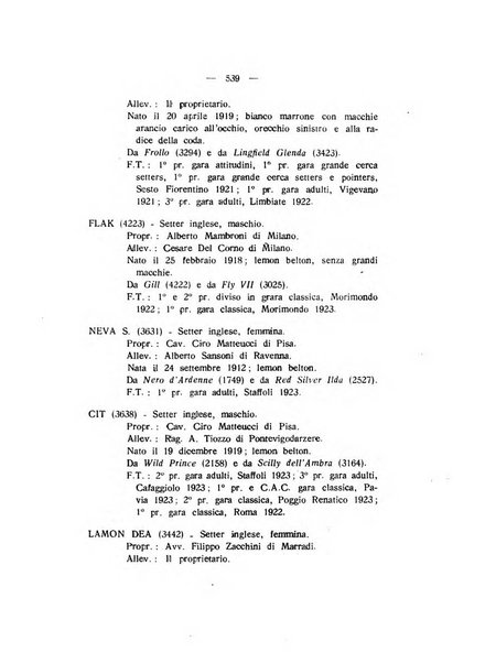 Libro delle origini dei cani iscritti nei libri genealogici italiani