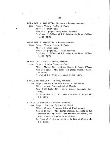 Libro delle origini dei cani iscritti nei libri genealogici italiani