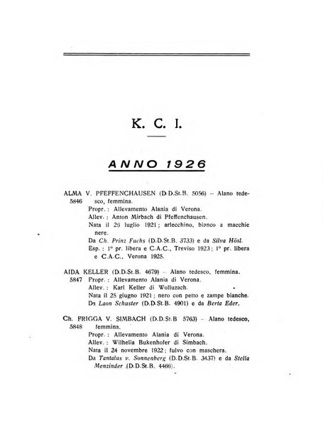 Libro delle origini dei cani iscritti nei libri genealogici italiani