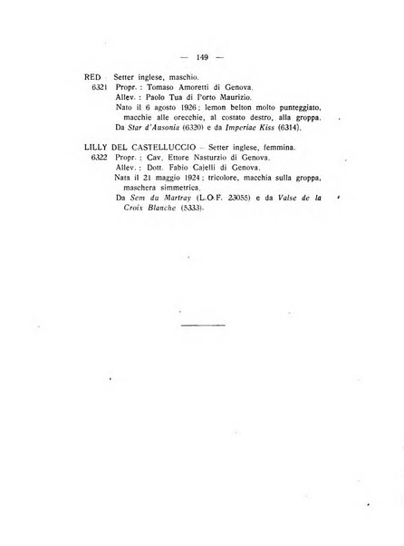 Libro delle origini dei cani iscritti nei libri genealogici italiani