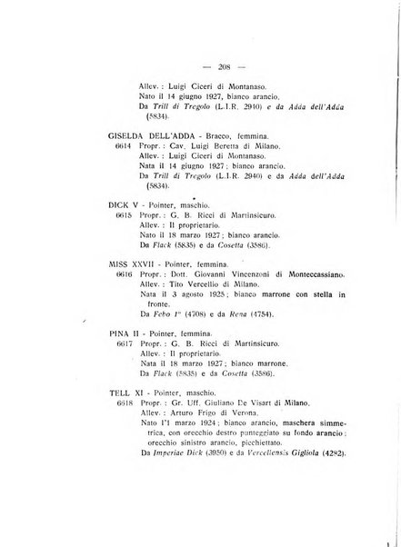 Libro delle origini dei cani iscritti nei libri genealogici italiani