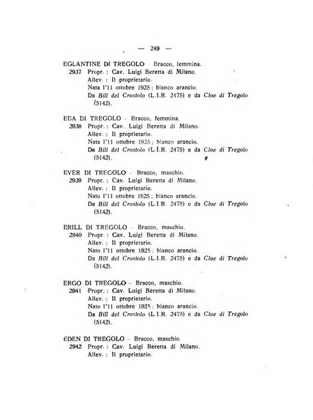 Libro delle origini dei cani iscritti nei libri genealogici italiani