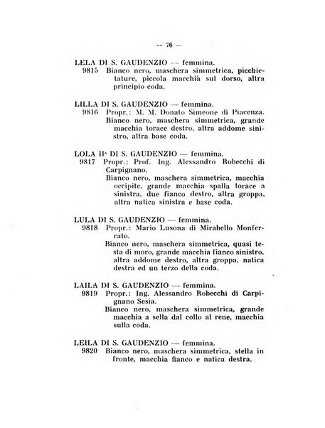 Libro delle origini dei cani iscritti nei libri genealogici italiani