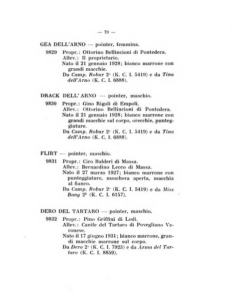 Libro delle origini dei cani iscritti nei libri genealogici italiani