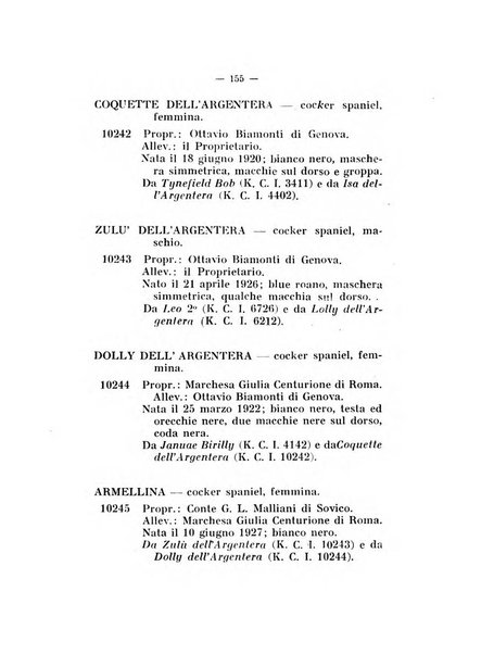 Libro delle origini dei cani iscritti nei libri genealogici italiani