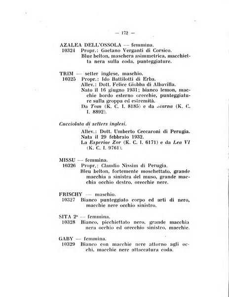 Libro delle origini dei cani iscritti nei libri genealogici italiani