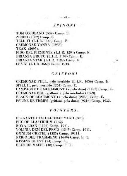 Libro delle origini dei cani iscritti nei libri genealogici italiani