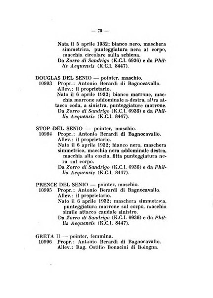 Libro delle origini dei cani iscritti nei libri genealogici italiani