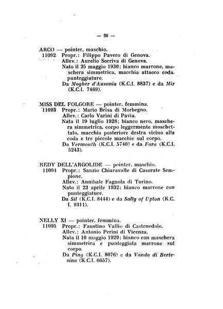 Libro delle origini dei cani iscritti nei libri genealogici italiani