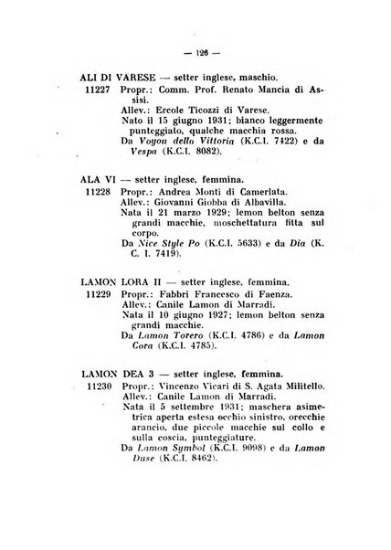 Libro delle origini dei cani iscritti nei libri genealogici italiani