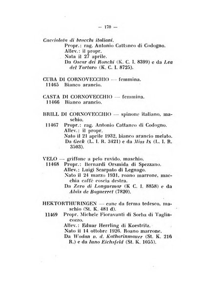 Libro delle origini dei cani iscritti nei libri genealogici italiani