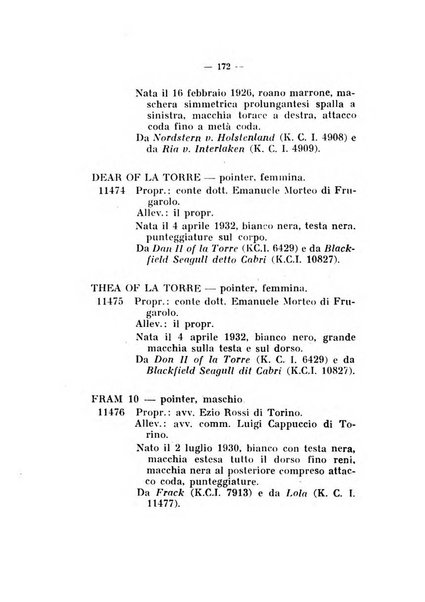 Libro delle origini dei cani iscritti nei libri genealogici italiani