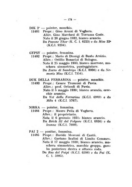 Libro delle origini dei cani iscritti nei libri genealogici italiani