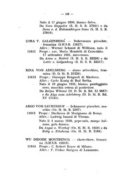 Libro delle origini dei cani iscritti nei libri genealogici italiani