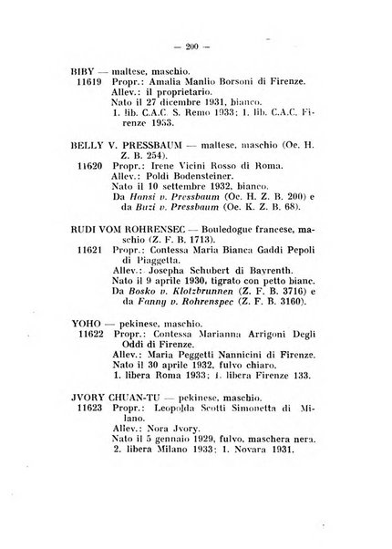 Libro delle origini dei cani iscritti nei libri genealogici italiani