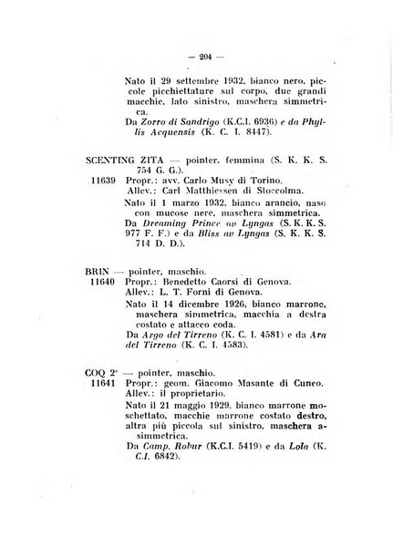 Libro delle origini dei cani iscritti nei libri genealogici italiani