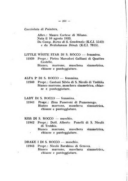 Libro delle origini dei cani iscritti nei libri genealogici italiani