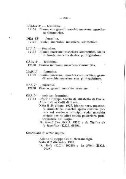 Libro delle origini dei cani iscritti nei libri genealogici italiani