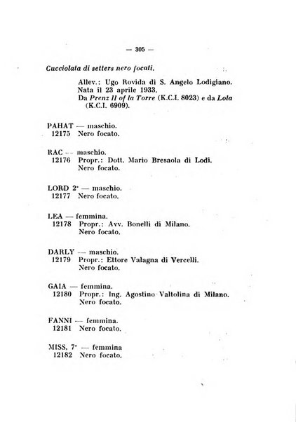 Libro delle origini dei cani iscritti nei libri genealogici italiani