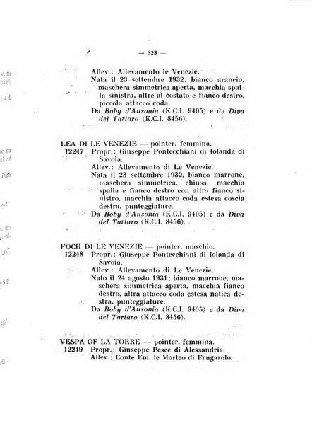 Libro delle origini dei cani iscritti nei libri genealogici italiani