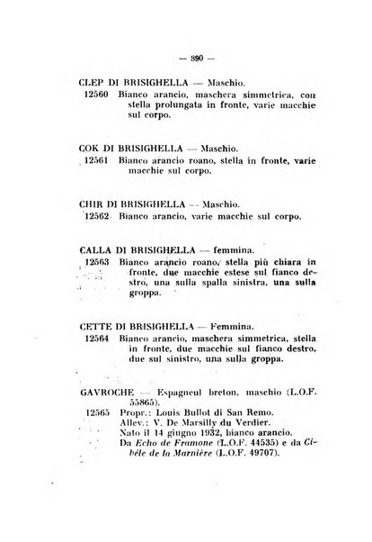 Libro delle origini dei cani iscritti nei libri genealogici italiani