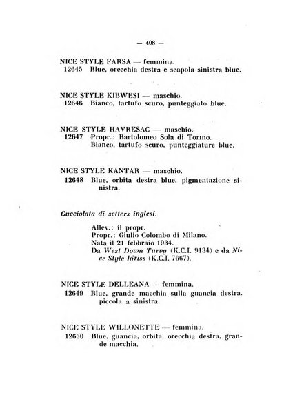 Libro delle origini dei cani iscritti nei libri genealogici italiani