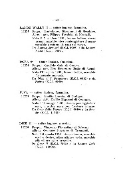 Libro delle origini dei cani iscritti nei libri genealogici italiani