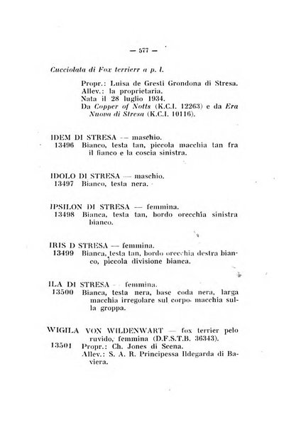 Libro delle origini dei cani iscritti nei libri genealogici italiani