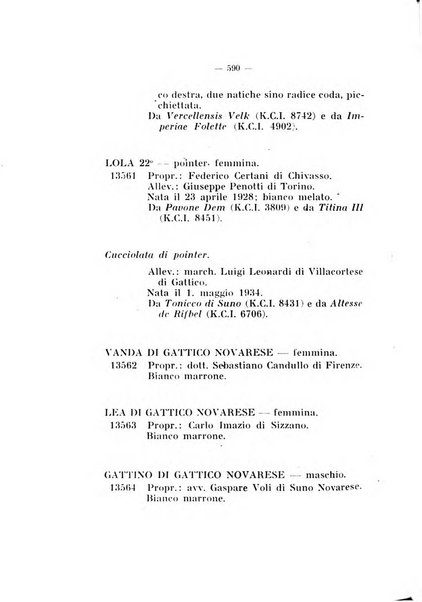 Libro delle origini dei cani iscritti nei libri genealogici italiani