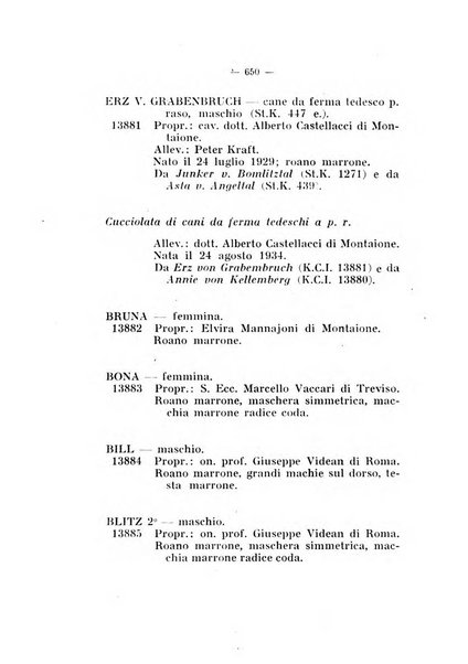 Libro delle origini dei cani iscritti nei libri genealogici italiani