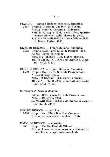 Libro delle origini dei cani iscritti nei libri genealogici italiani