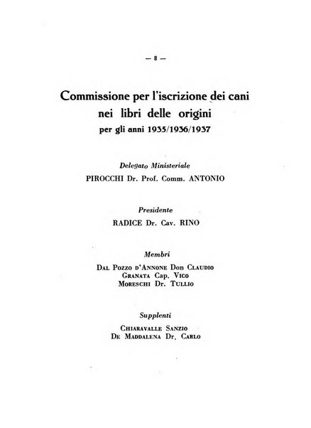 Libro delle origini dei cani iscritti nei libri genealogici italiani