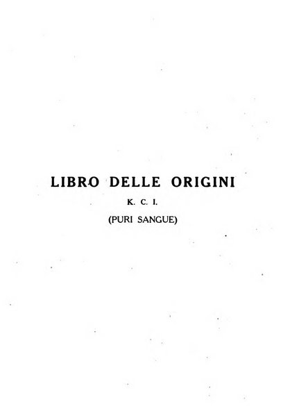 Libro delle origini dei cani iscritti nei libri genealogici italiani