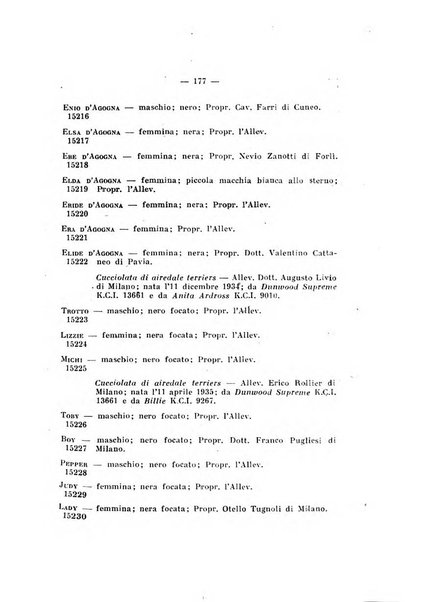 Libro delle origini dei cani iscritti nei libri genealogici italiani