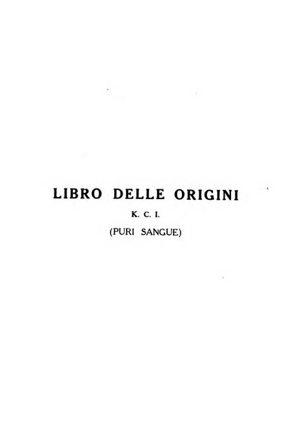 Libro delle origini dei cani iscritti nei libri genealogici italiani