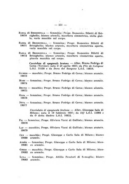 Libro delle origini dei cani iscritti nei libri genealogici italiani