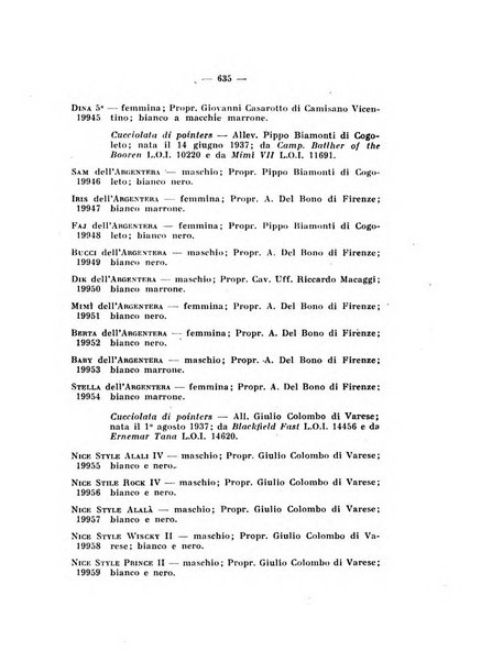 Libro delle origini dei cani iscritti nei libri genealogici italiani