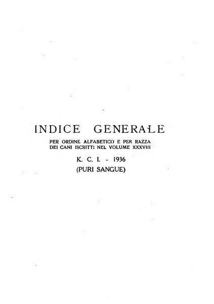 Libro delle origini dei cani iscritti nei libri genealogici italiani