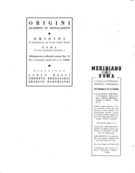 Origini quaderni di segnalazione