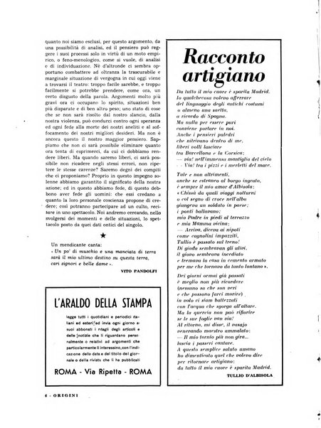 Origini quaderni di segnalazione