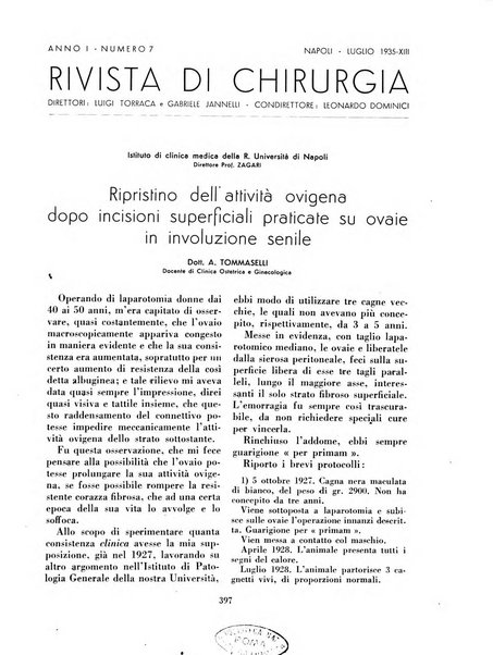 Rivista di chirurgia