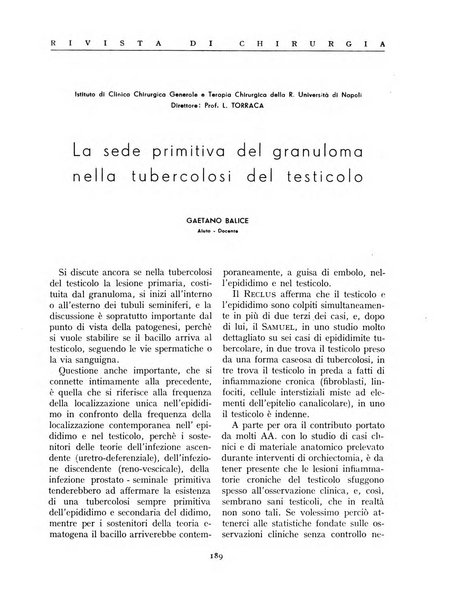 Rivista di chirurgia