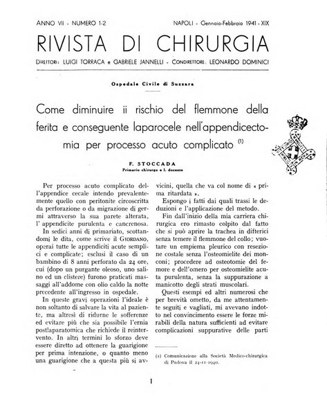 Rivista di chirurgia