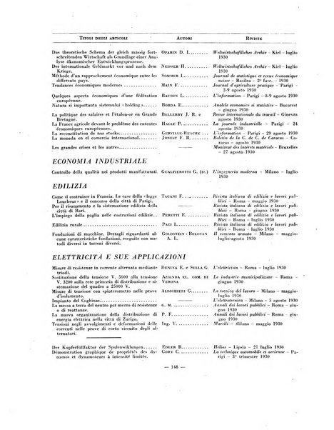 Indice bibliografico spoglio di pubblicazioni periodiche italiane ed estere pervenute alla biblioteca del Consiglio provinciale dell'economia di Milano