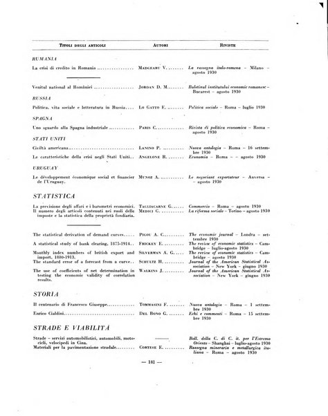 Indice bibliografico spoglio di pubblicazioni periodiche italiane ed estere pervenute alla biblioteca del Consiglio provinciale dell'economia di Milano