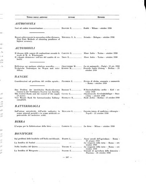 Indice bibliografico spoglio di pubblicazioni periodiche italiane ed estere pervenute alla biblioteca del Consiglio provinciale dell'economia di Milano