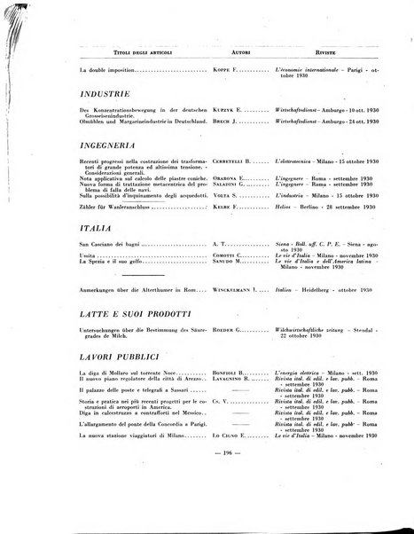 Indice bibliografico spoglio di pubblicazioni periodiche italiane ed estere pervenute alla biblioteca del Consiglio provinciale dell'economia di Milano