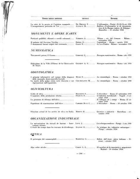 Indice bibliografico spoglio di pubblicazioni periodiche italiane ed estere pervenute alla biblioteca del Consiglio provinciale dell'economia di Milano