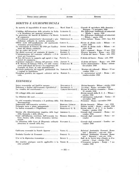 Indice bibliografico spoglio di pubblicazioni periodiche italiane ed estere pervenute alla biblioteca del Consiglio provinciale dell'economia di Milano